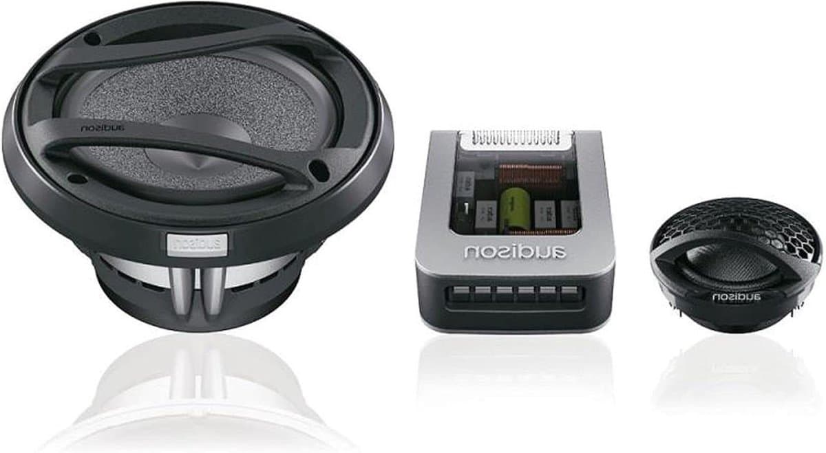 Auto Luidsprekersysteem - 2-weg speakerset - Autogeluid Verbeteren - Compacte Installatie - 165 mm - Zwart