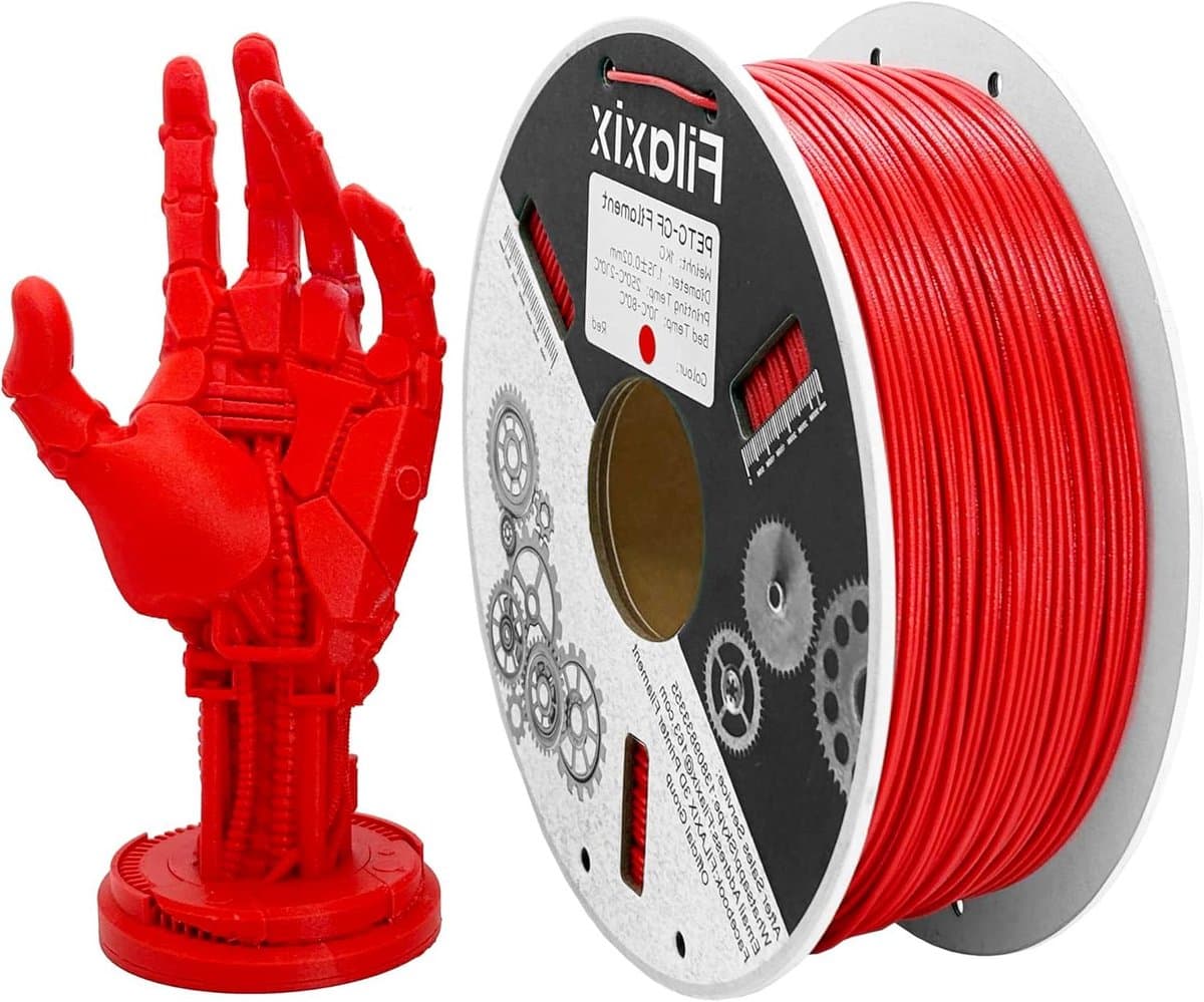 PETG Glasvezel Filament - 3D Print Draad - Robuuste 3D Prints - Water- en Weerbestendig - 1.75 mm 1 kg