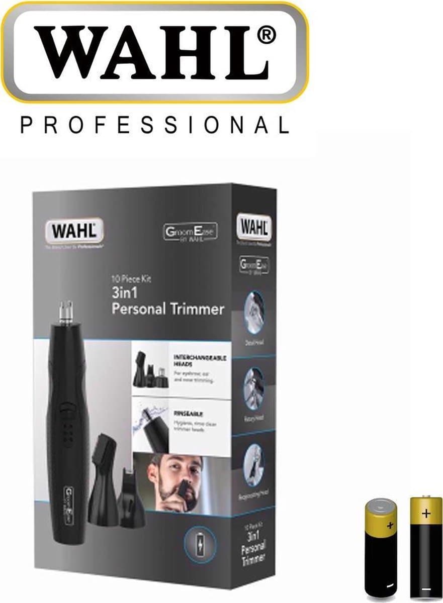 Wahl Professional Groom Ease 3-in-1 Personal Trimmer - 10 Delig