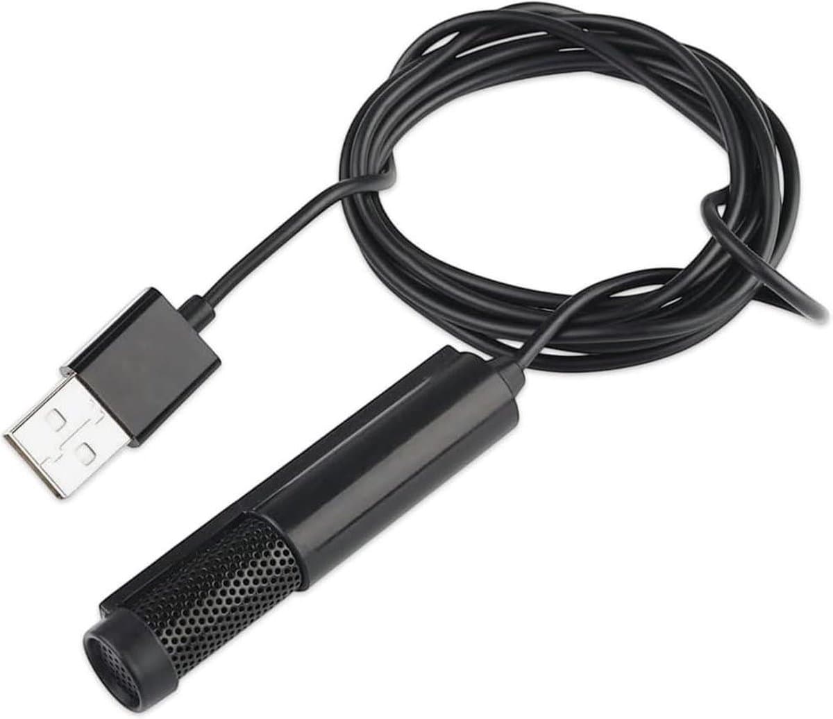 Omnidirectionele condensatormicrofoon - 360 graden verstelbaar - Flexibele zwanenhals - USB-microfoon voor pc laptop - Opname online chatten games live .