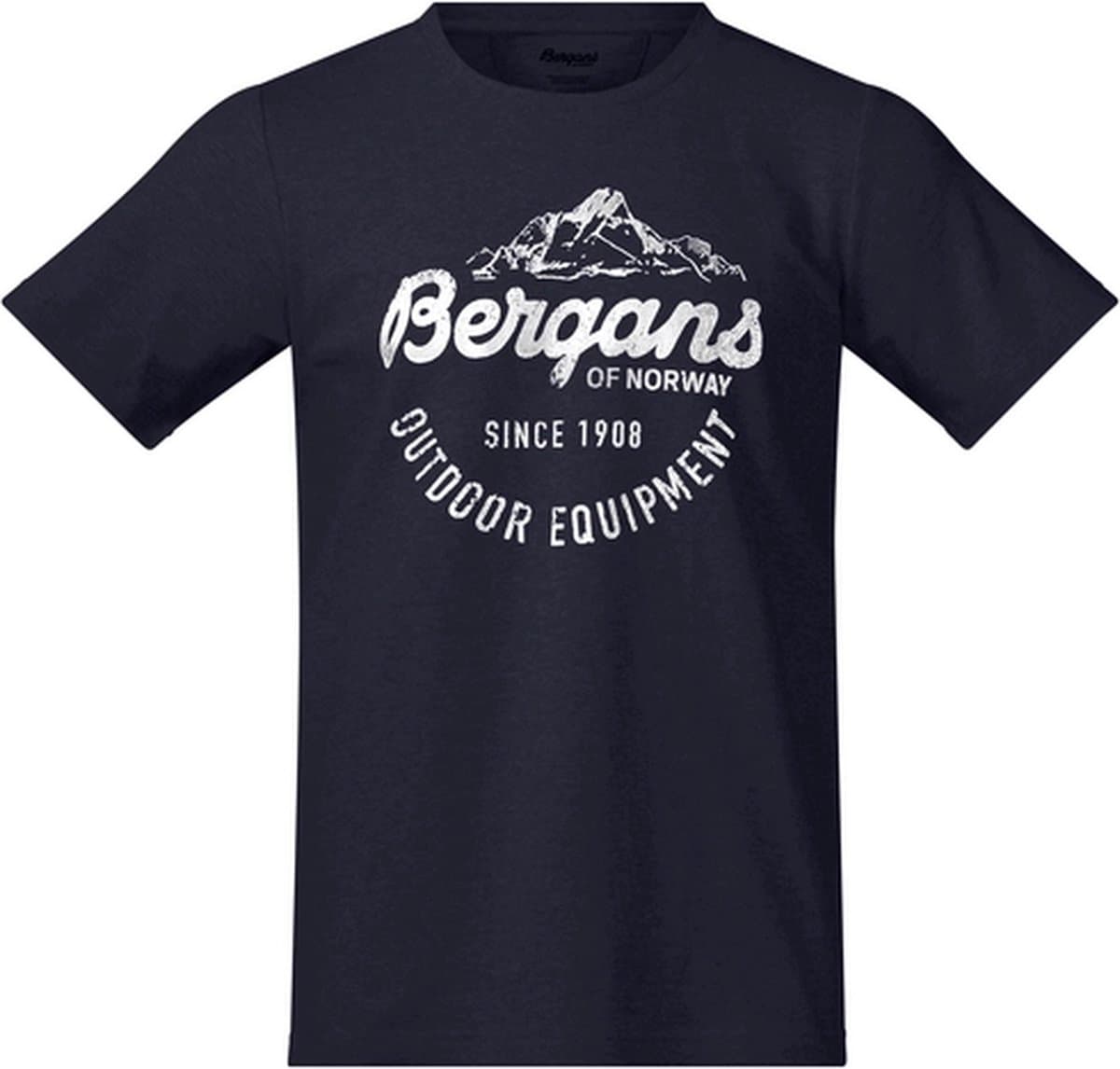 Bergans Classic T-shirt Heren, blauw Maat S