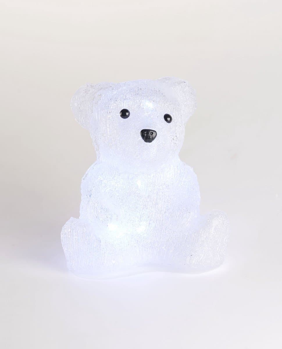 Feeric Verlichte Beer Figuur - 20 cm, Binnendecoratie