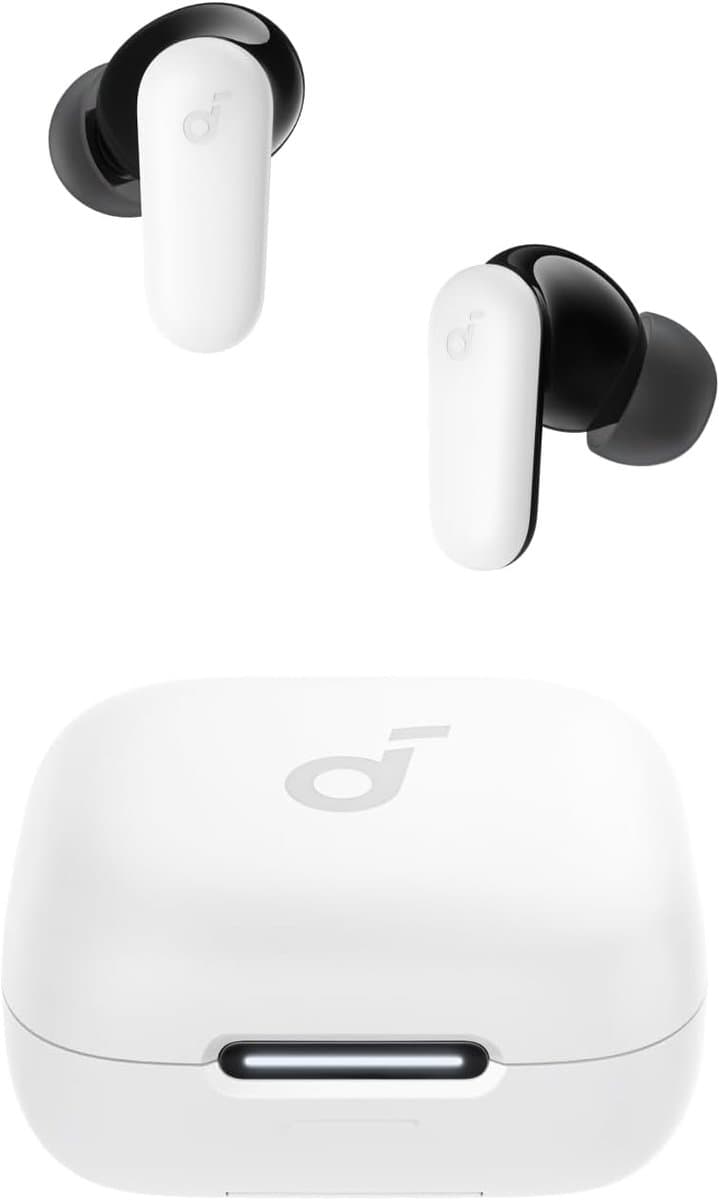 Anker Soundcore P30i Draadloze Oordopjes ANC Bluetooth 5.4 Oortjes Wit