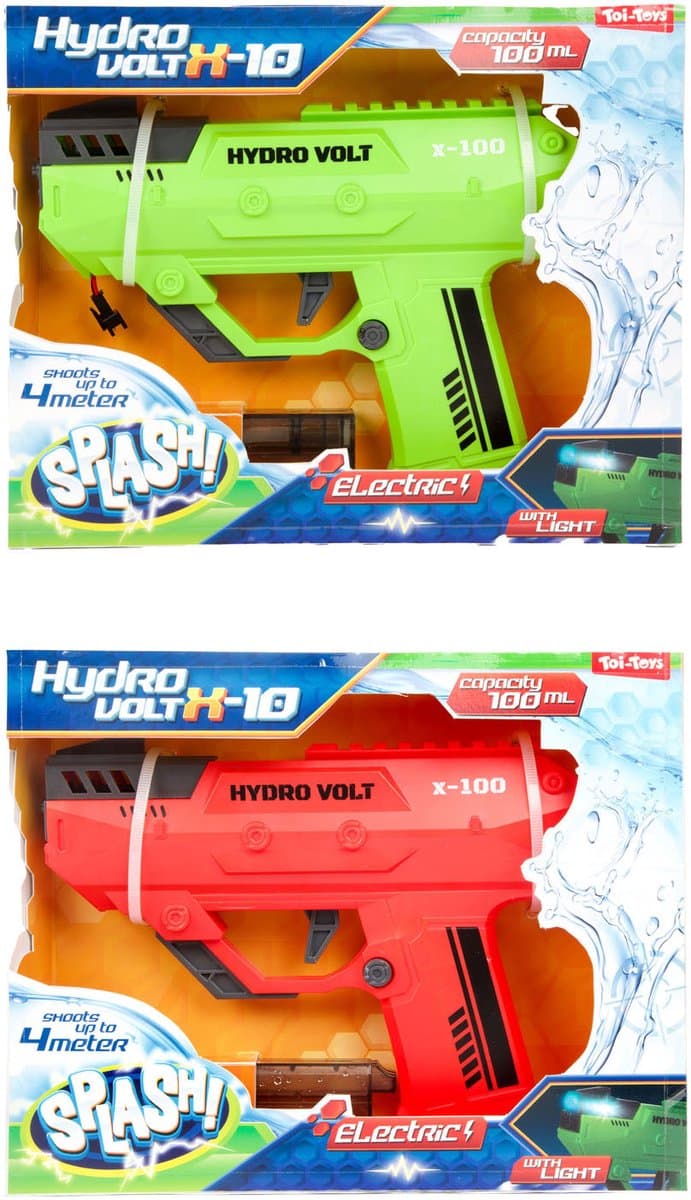 Splash Elektrisch Waterpistool Wave Met Licht Groen/Rood
