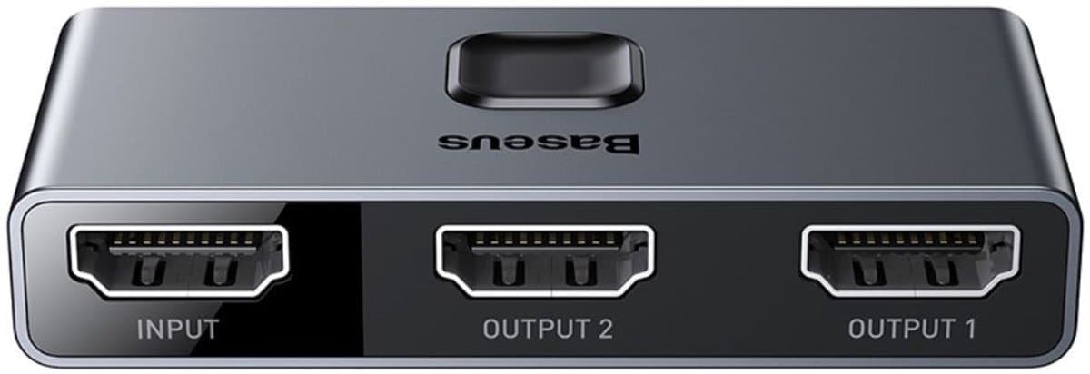 Baseus Matrix HDMI Switcher - HDMI Divider voor TV/Monitor - HDMI Splitter - Grijs