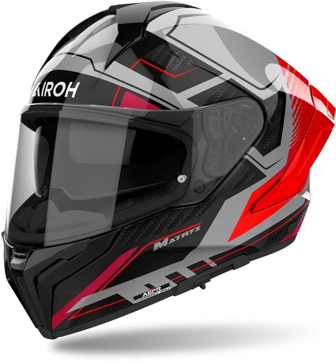 Airoh Matryx Rocket Rood Fluo Gloss Integraalhelm - Helm