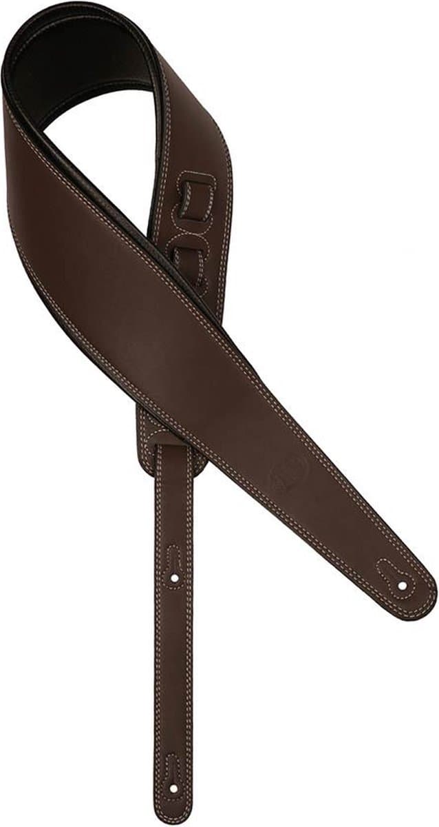 Gaucho GST-294-DBR gitaarband, 4 inch breed, donkerbruin