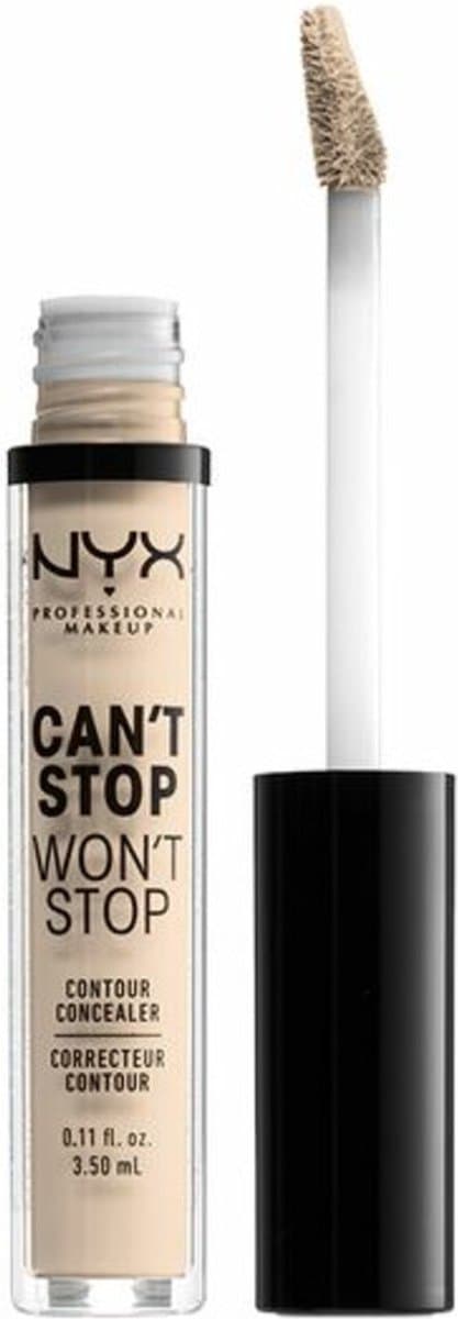 NYX Can't Stop Won't Stop Contour Concealer met Volledige Dekking Fair 3
