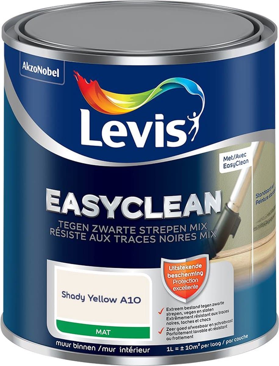 Levis - Easyclean Tegen Zwarte Strepen Mix - Shady Yellow A10 - Mengverf - 1 L