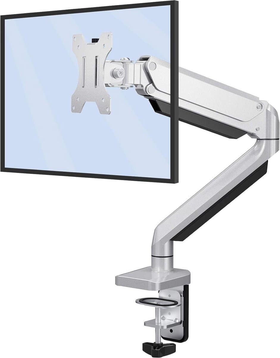 Gasveer Monitorarm voor 13"-32" LCD/LED Schermen Ergonomisch Ontwerp - Kantelbaar ±45° Draaibaar 180° Rotatie 360° VESA 75x75/100x100mm