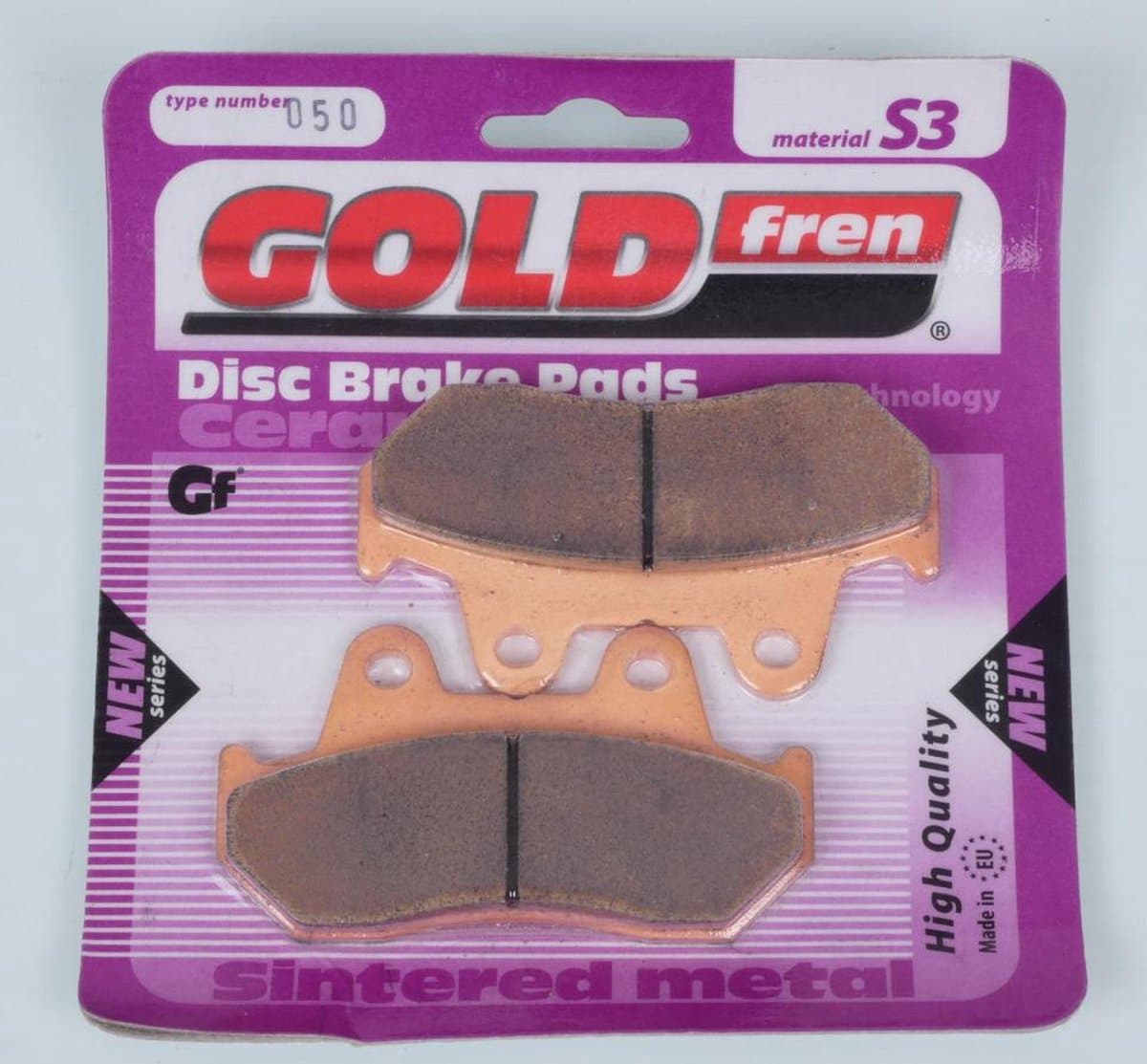 goud fren remblokje voor motor honda 400 ns 1985 tot 1987 avg/avd/arg / rf/rg nieuw