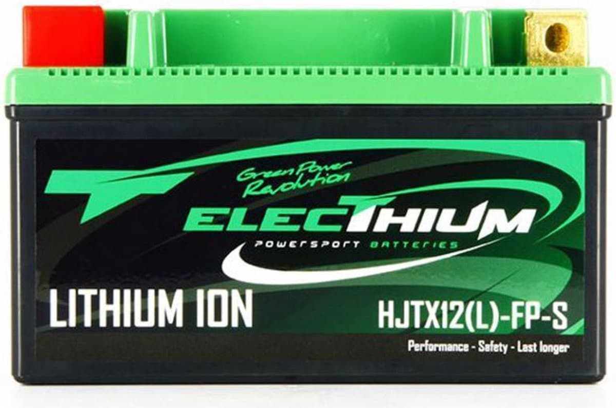 Lithium-elektriumaccu voor Suzuki 1000 TL S motorfiets 1997 tot 2001 HJTX12(L)-FP-S / YTX12-BS / 12,8 V 3 Ah nieuw