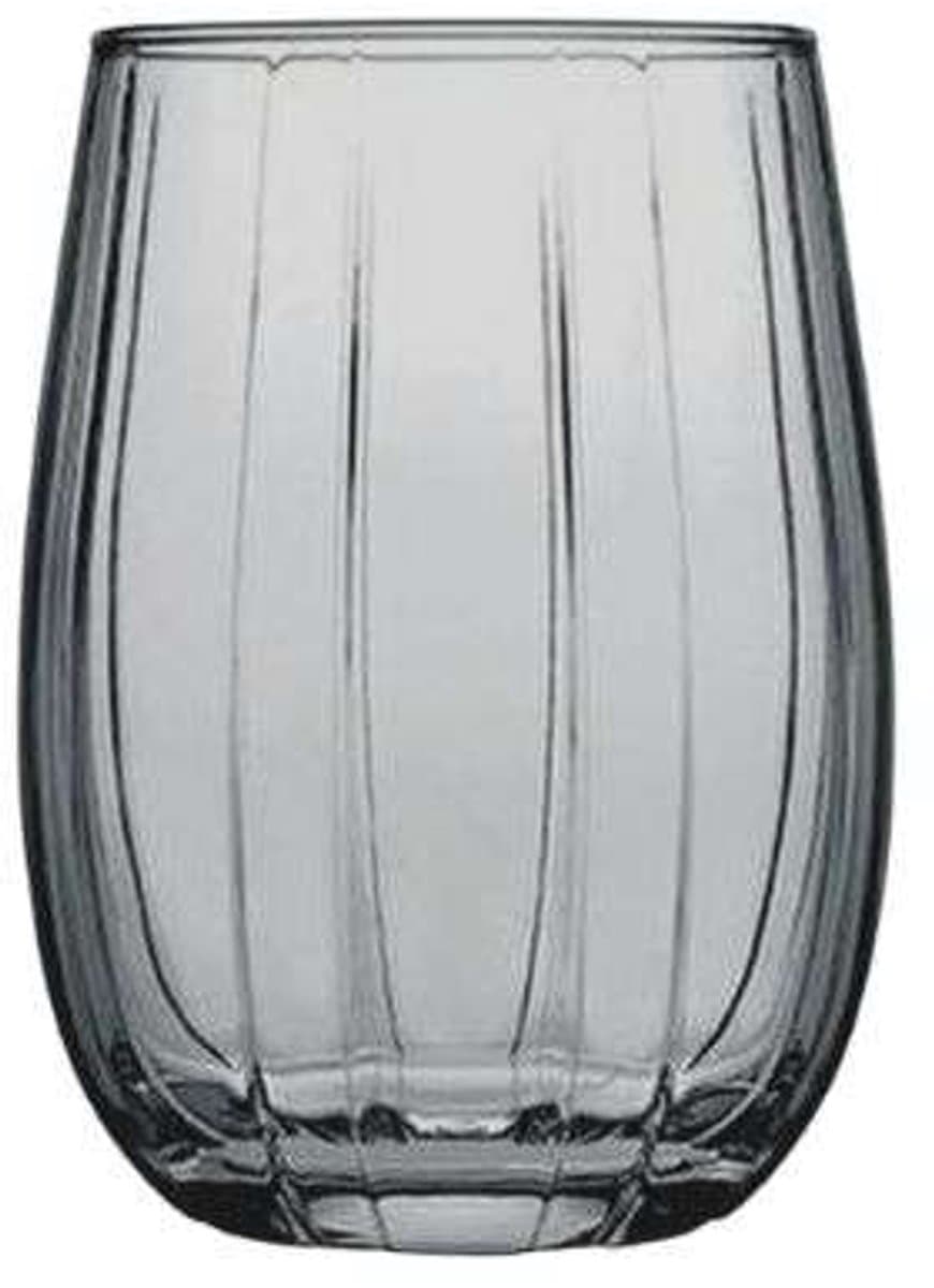Pasabahce – waterglazen – Linka 420405 – 380 ml – grijs – set van 3, h 11 cm, Ø 8 cm
