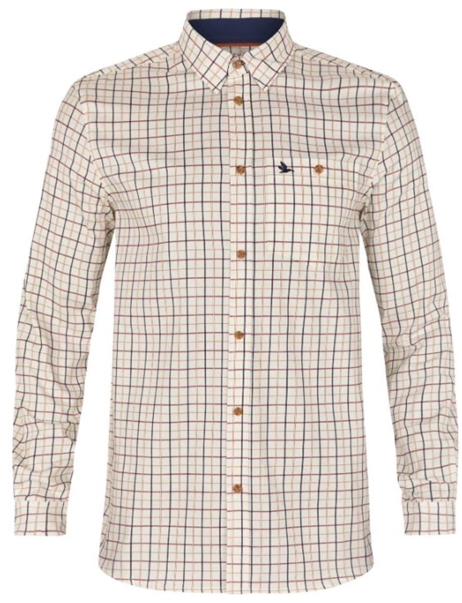 Seeland Oxford Shooting Shirt Outdoorhemd Scandinavische hemd Jachthemd Classic Blue/Merlot Check Maat -M