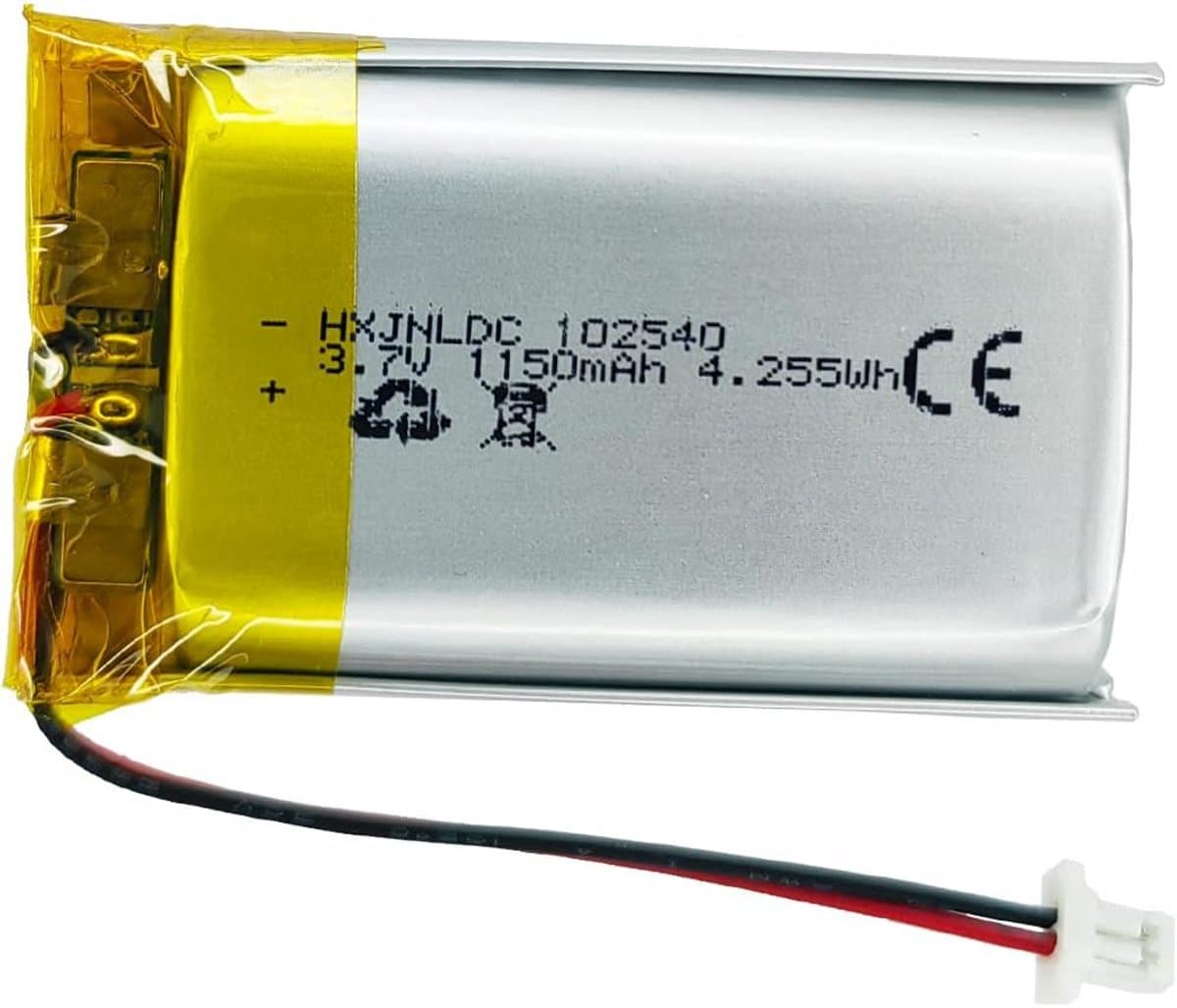 Oplaadbare 3.7V 1150mAh Polymer Lithium Batterij voor Motorfiets Bluetooth Headsets
