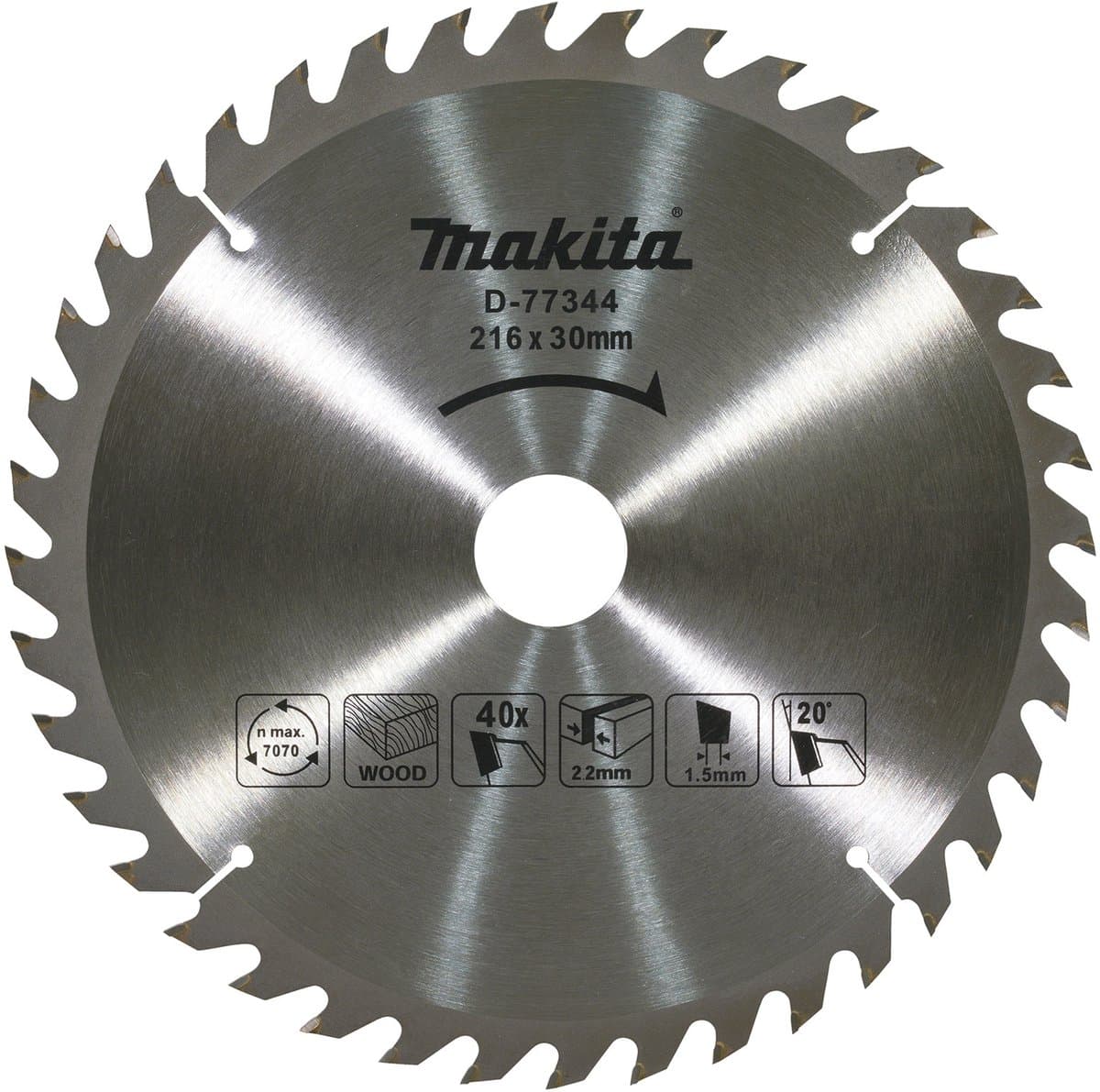 Makita Afkortzaagblad 216x30 40T