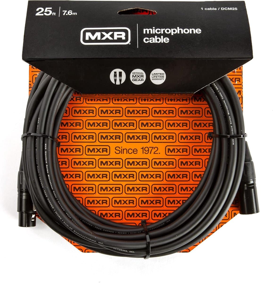MXR DCM25 XLR Microfoonkabel – 7,6 meter