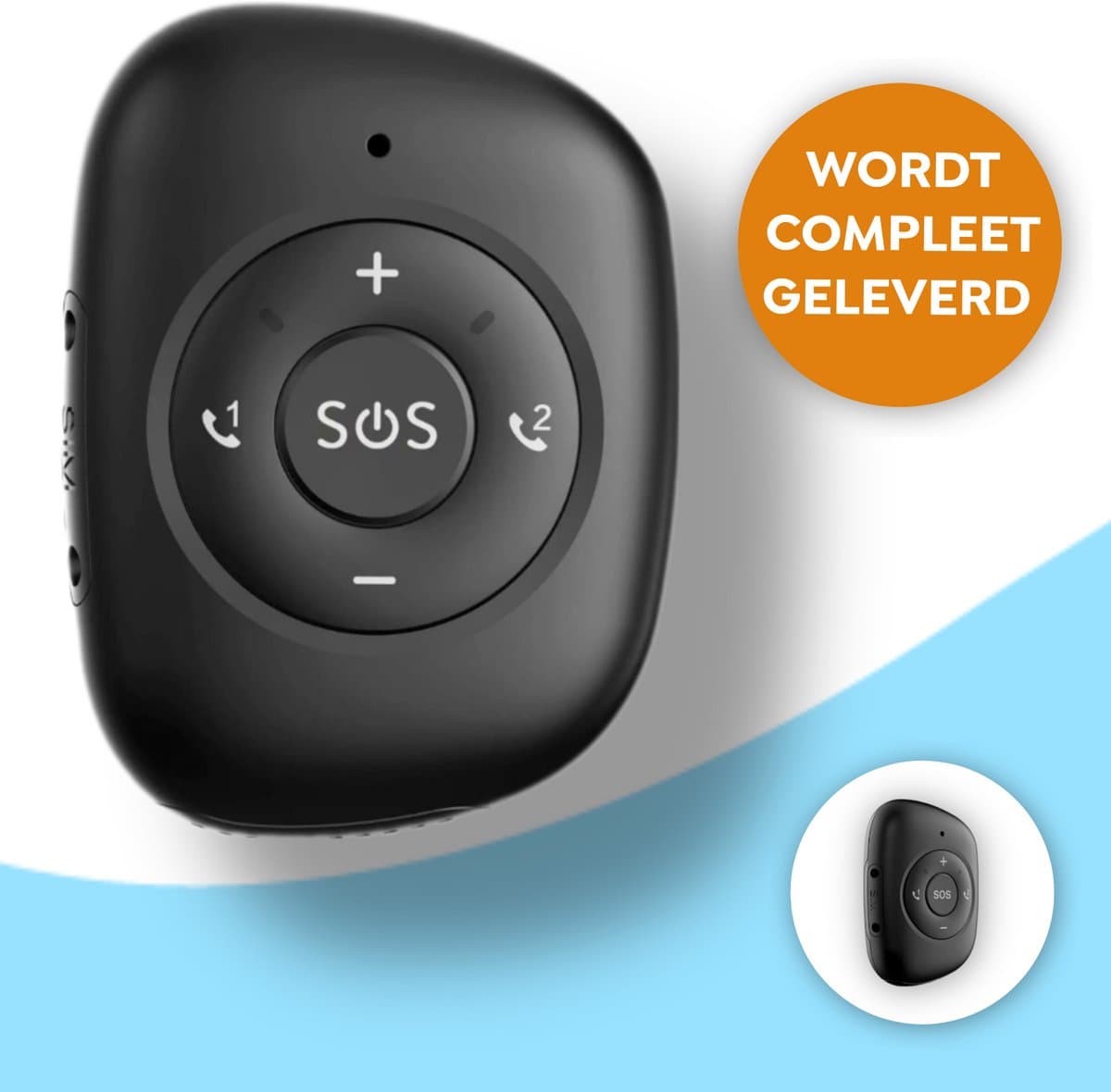 Wiesba WB67S - Personenalarmering - GPS Alarmknop Ouderen - GPS SOS-knop senioren - Alarm ouderen - GPS SOS-knop Alzheimer - Valdetectie