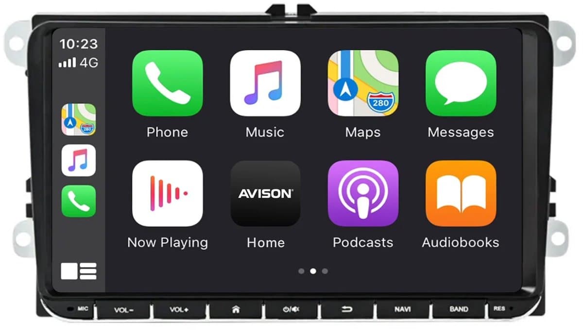 VCTparts® CarPlay & Android Auto Radio voor VW Golf 5/6, Polo, Jetta, Passat, Touran, Tiguan, Leon, Octavia, Sharan – GPS Navigatie & Touchscreen – Inbouwen / Inbouwservice / Installatie