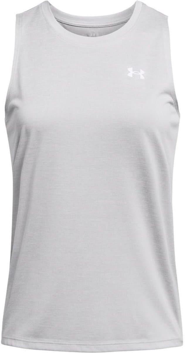 Under Armour dames-T-shirt Tech Tank Twist Halo Gray 014-L (US LG)