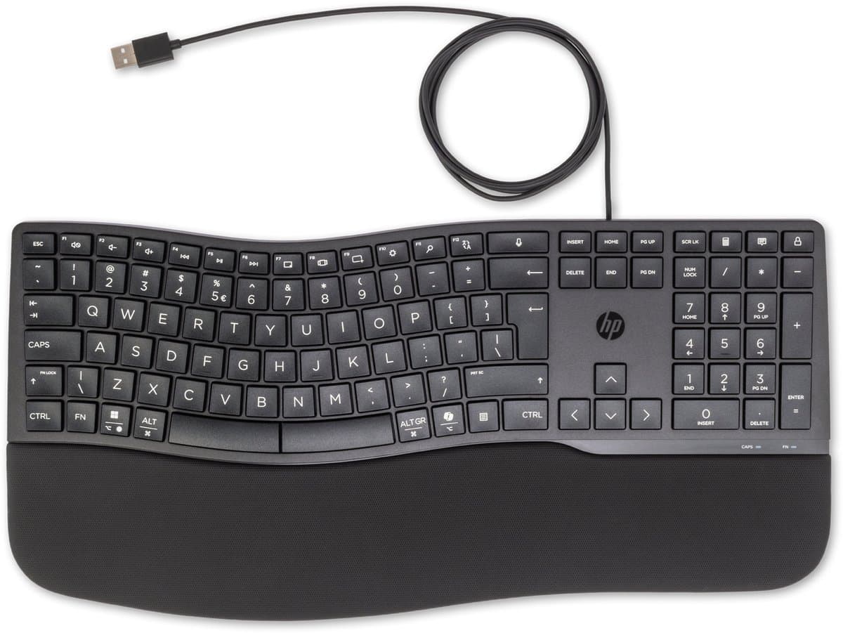 HP 480 Comfort Bedraad Toetsenbord QWERTY