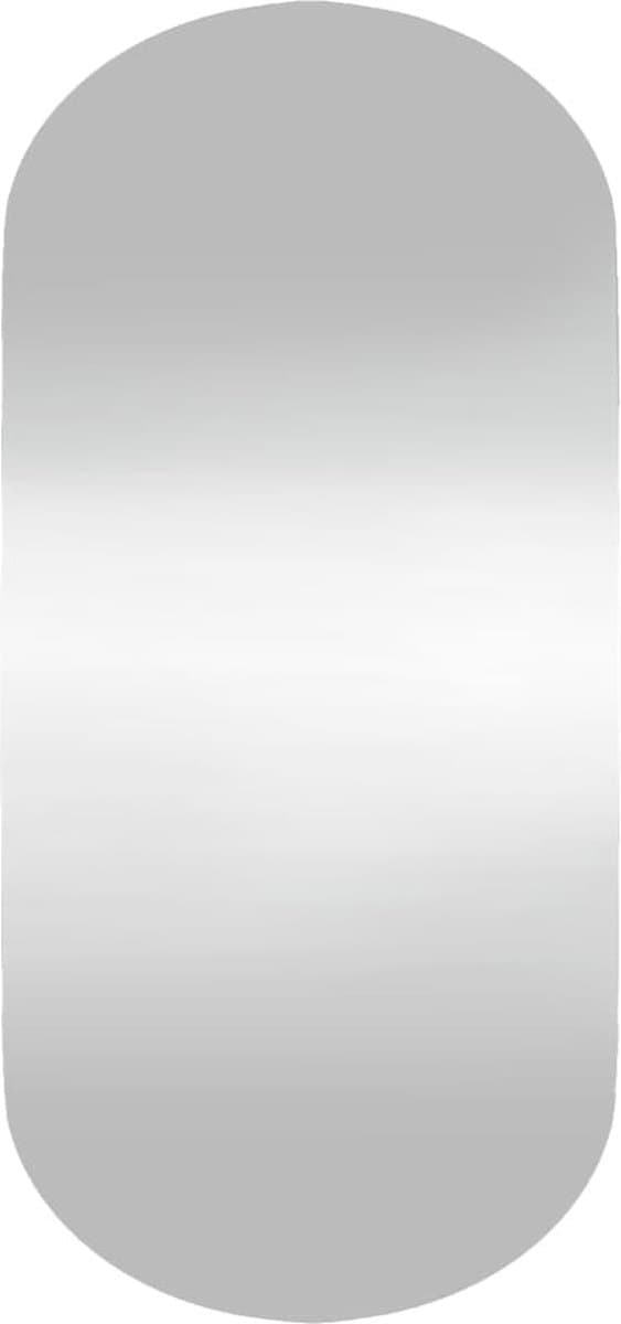 vidaXL wandspiegel 45 x 100 cm van glas, ovaal