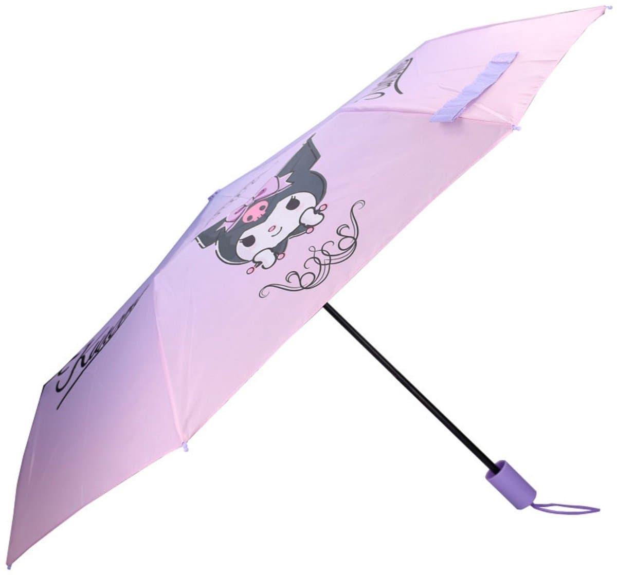 Kuromi Rainy Days Paraplu - Paars / Transparant - 60 x 71 x 71 cm - Kinderparaplu