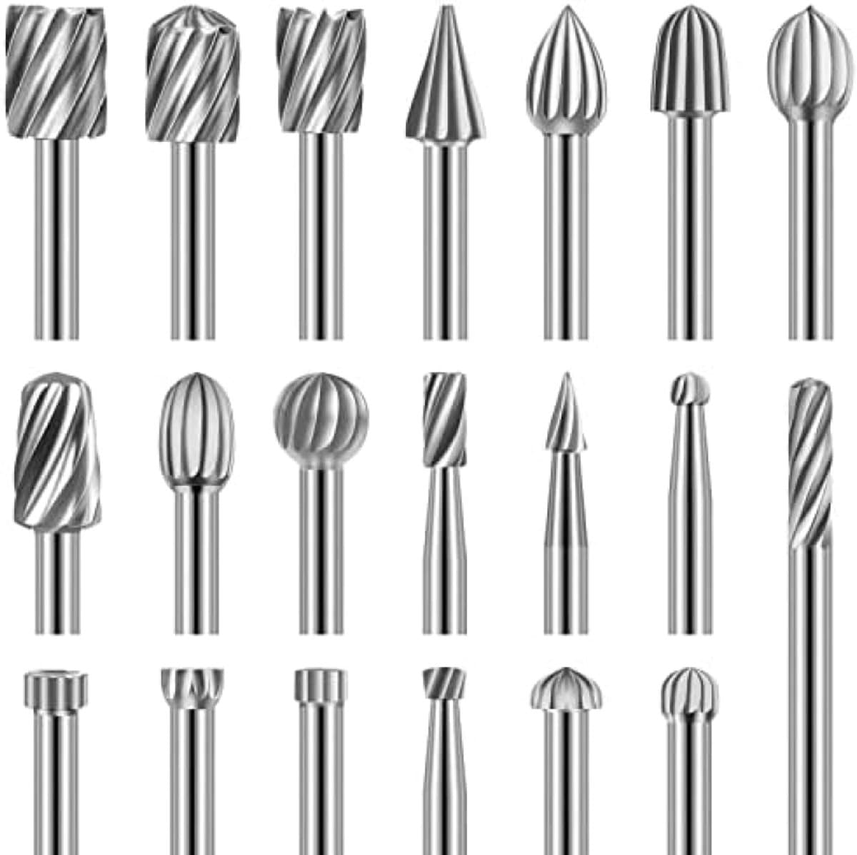 PromoHome Multifunctionele Freesbitset - 20-delige HSS Booraccessoires voor Houtbewerking en Graveren