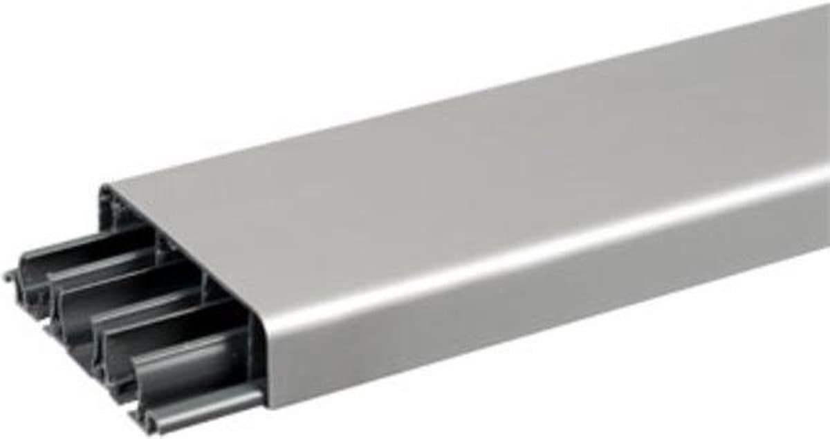 Attema K55 K55 kabelgoot met afdekprofiel 85x25x2000mm alu look