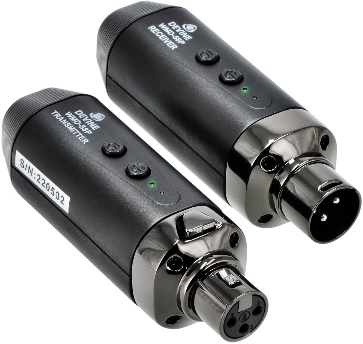 Devine WMD-58P draadloos plug-in microfoonsysteem met ingebouwde batterij