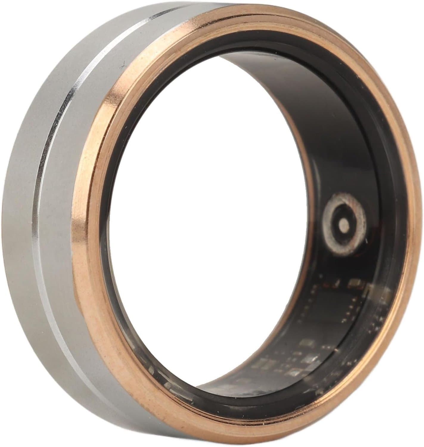 Health Tracker Smart Health Ring, Slaapmonitoring Fitness Tracker Camerabediening IP68 Waterdicht met APP voor Mannen en Vrouwen (Binnendiameter 19,9 mm)
