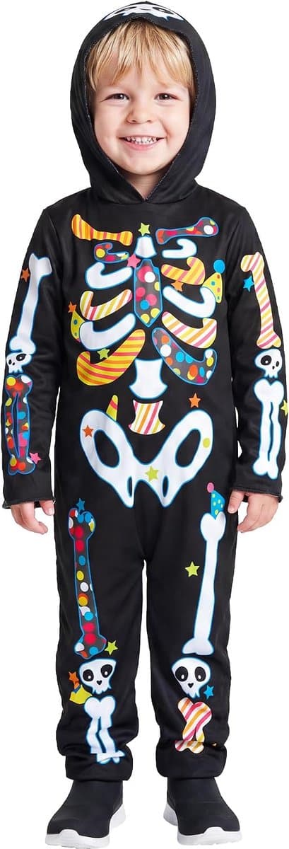 Jumpsuit Kids Volwassen 3D Print Bone Halloween Kostuum Schedel Outit voor Rollenspel Party