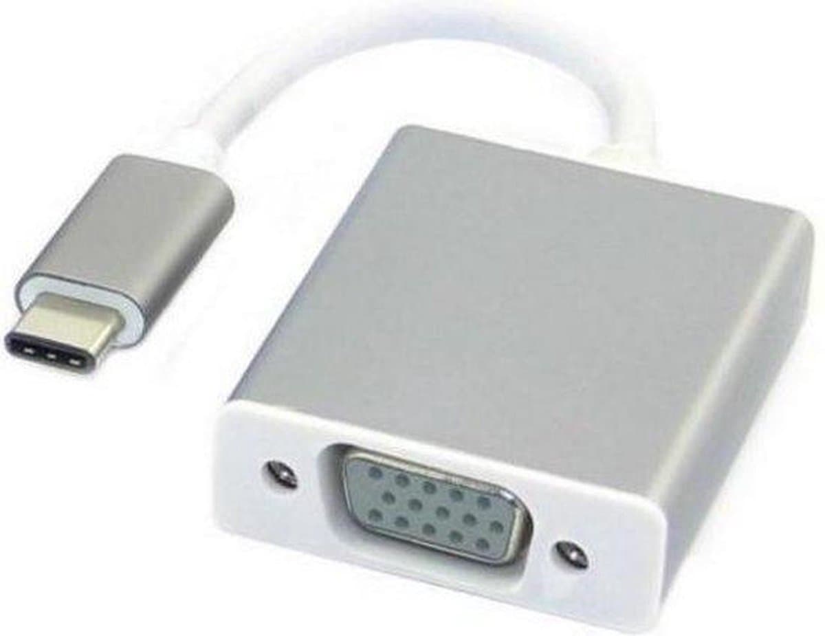 USB 3.1 naar VGA adapter- 20 cm - Zilver