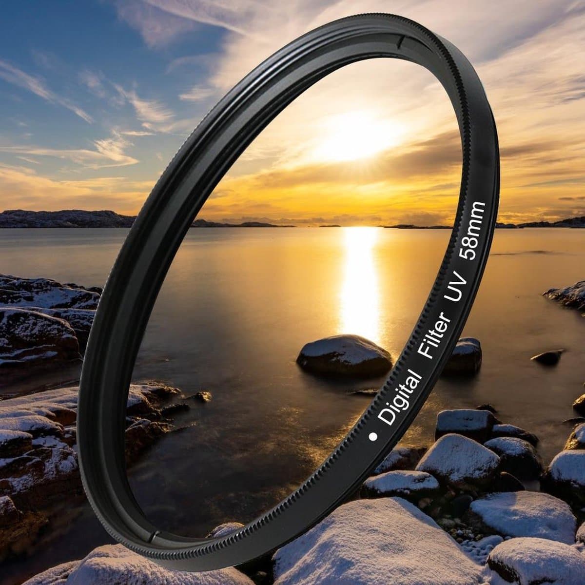 82mm UV digitale filter voor Canon / Nikon / Sony / Olympus / Pentax / Fuji 82