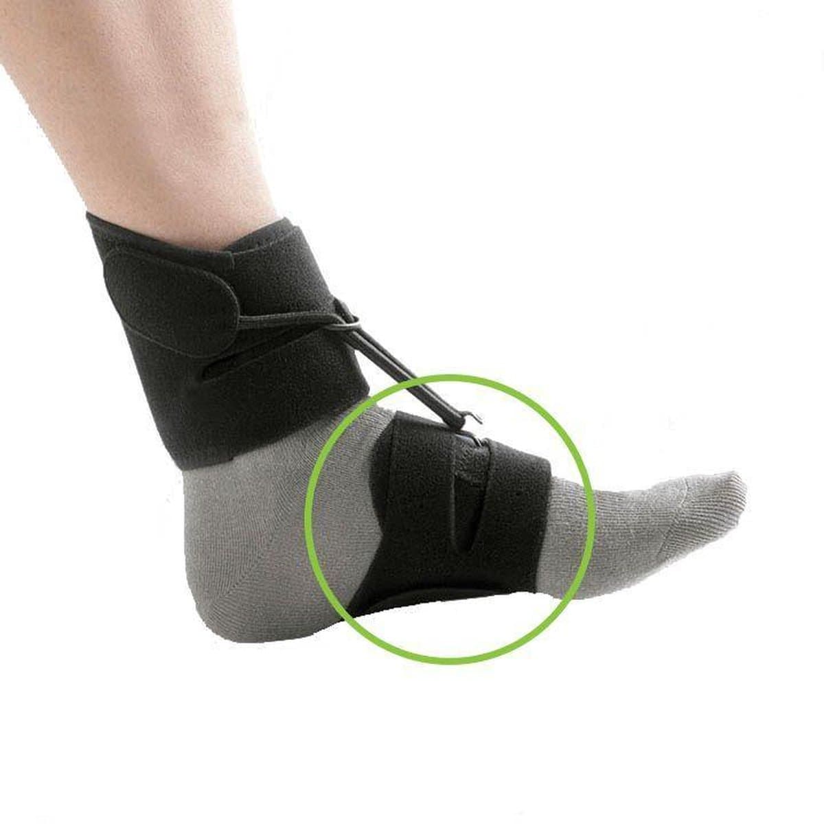 Orliman Boxia Shoeless Klapvoet Bandage - Kleur: Zwart - Maat: 3 - Zijde: Links