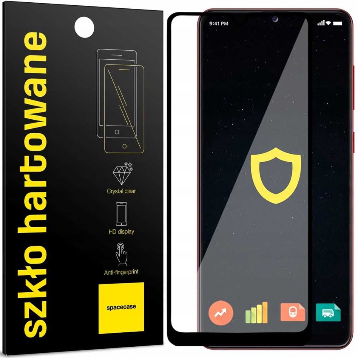 Spacecase 5D Gehard Glas Voor Samsung Galaxy A31 Beschermfolie