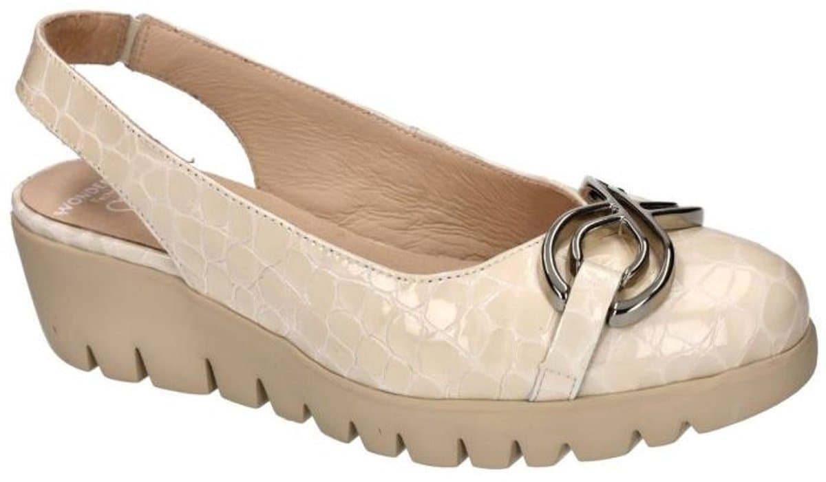 Wonders -Dames - crÈme - ballerina's & mocassins - maat 37
