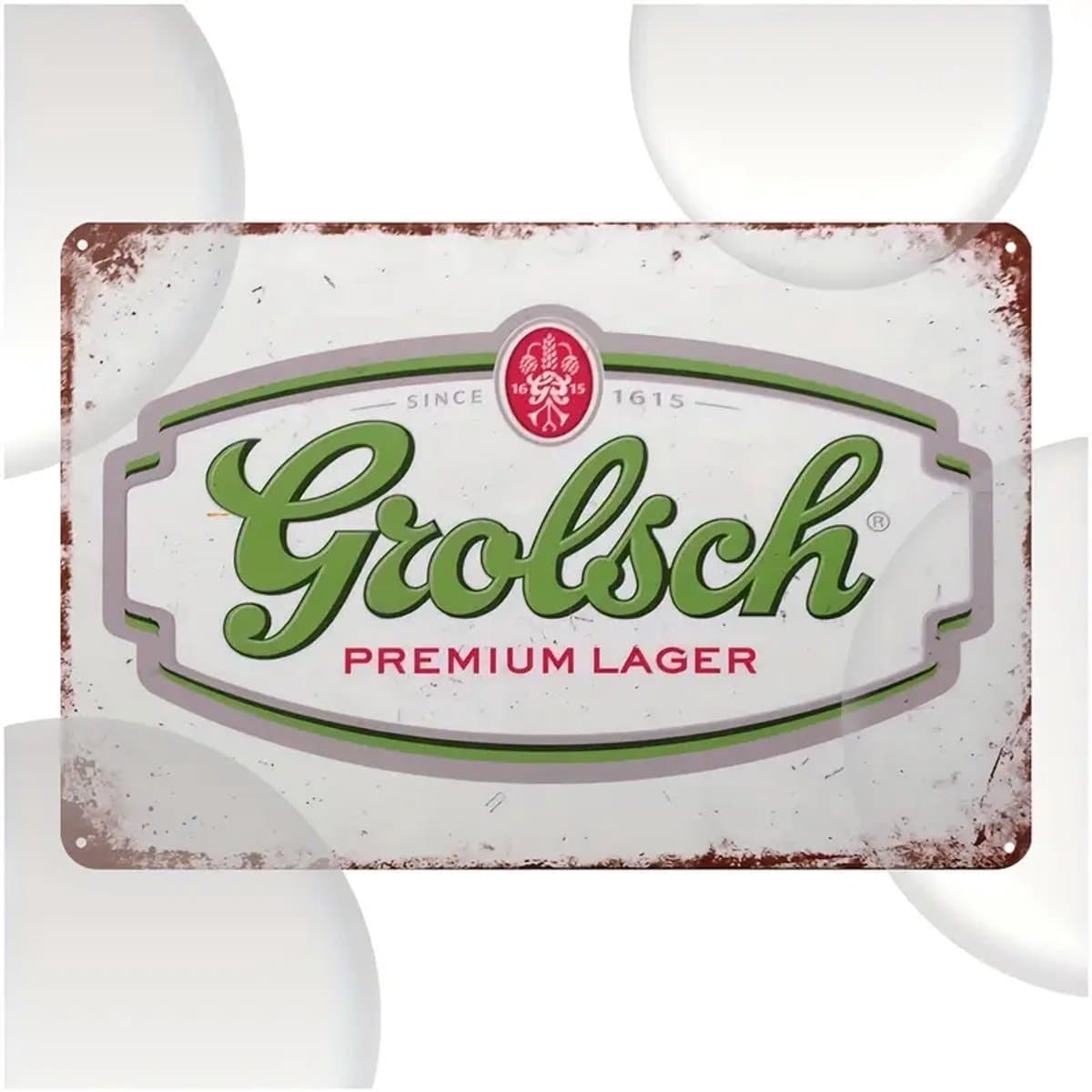 Grolsch Premium Lager wanddecoratie [Mancave] [Bar] [Grolsch] [Wandbord]
