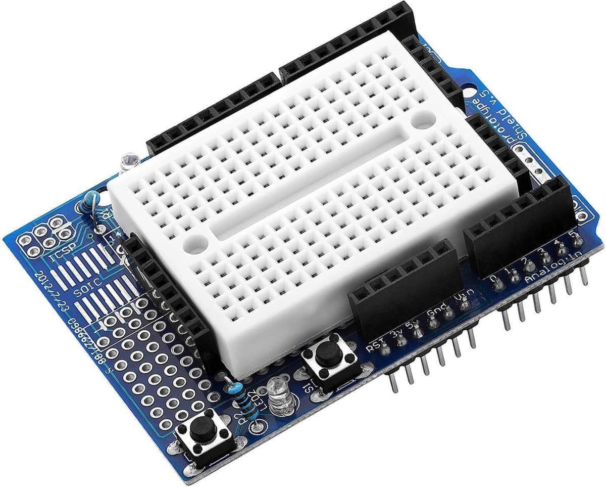 AZDelivery Prototype Schild Mini Breadboard compatibel met Arduino Inclusief E-Book! 1