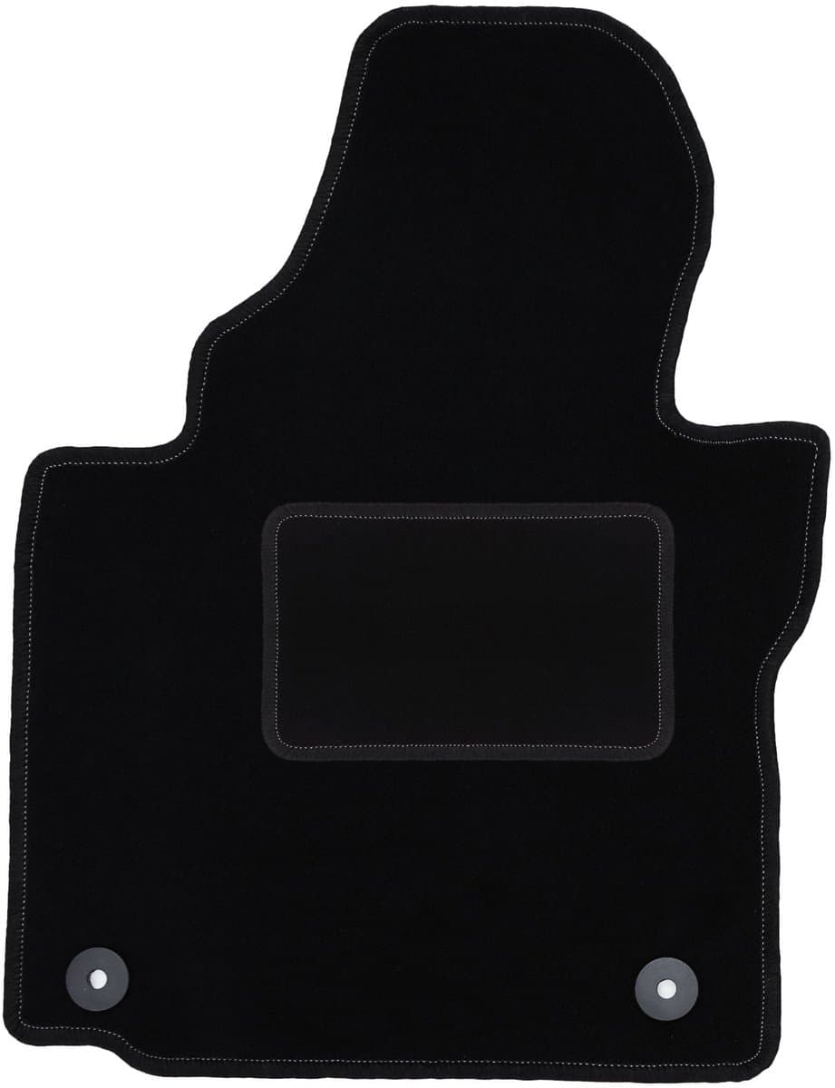 Bestuurdersmat zwart voor: Volkswagen Touran I FL minivan (2010-2015)