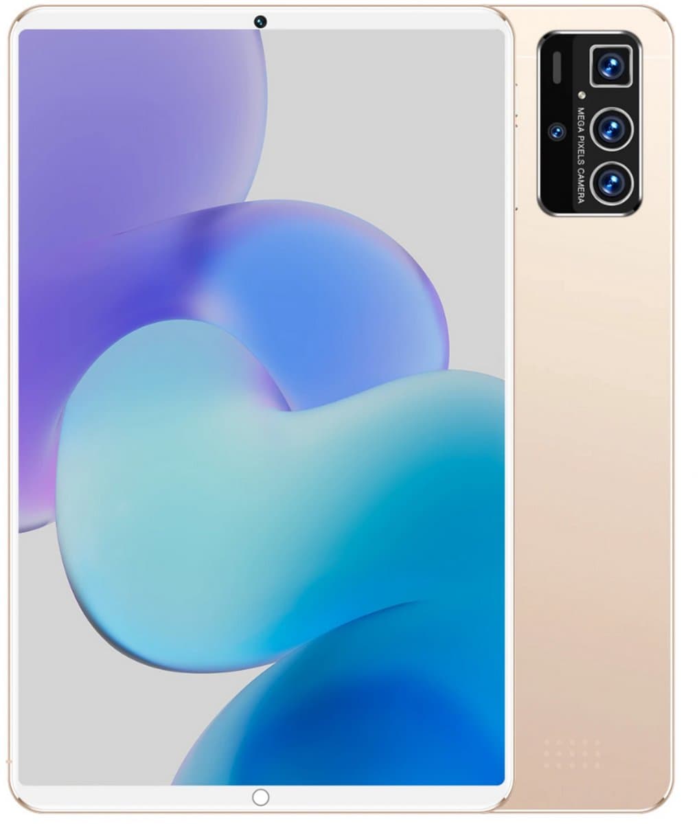 2025 5G Nieuwe 10,36 Inch Tablet Android met 12GB RAM, 256GB ROM, Android 12000mAh Batterij, 16MP + 32MP Camera, 10-Core, Dual Sim Netwerk, Bluetooth - Goud