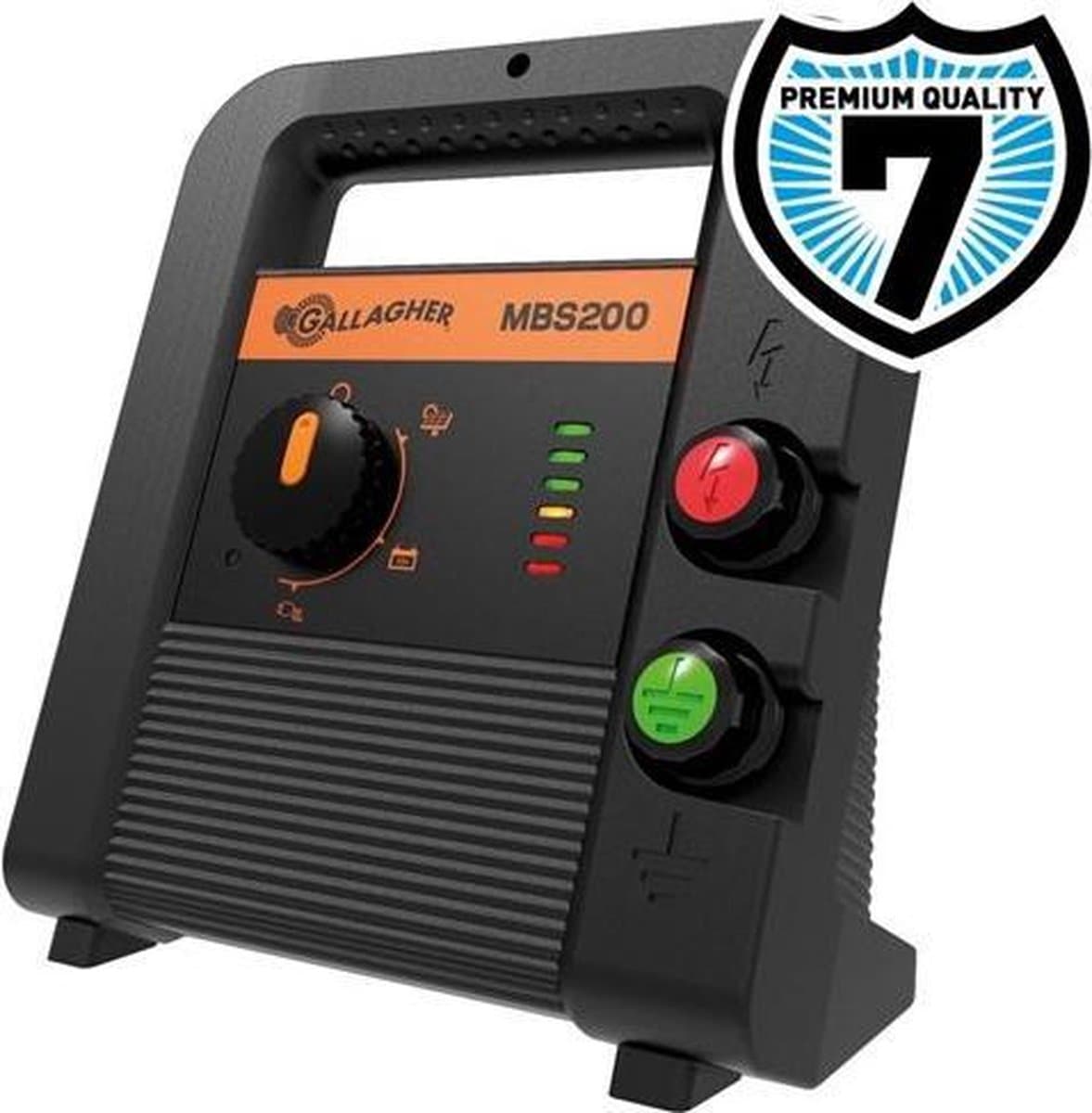 Gallagher accu apparaat MBS200 multi power - 1,5 Joule.