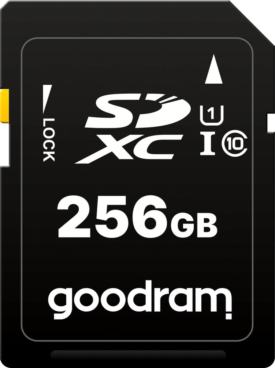 Goodram S1A0 Serie - Geheugenkaart - 256GB - Klasse 10 - UHS-I
