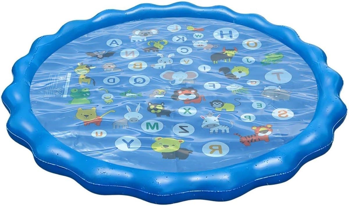 Watersproeipad Kinderen - Water Speelmat - Buiten Spelen - Educatief Ontwerp - 1 meter - Gekleurd