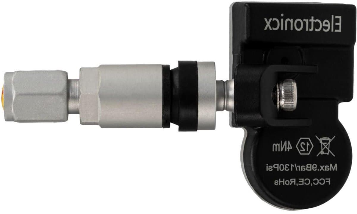Bandenspanningssensor - TPMS sensor - Veiligheid verhogen - Voorgeprogrammeerd - 433 MHz - Zilver