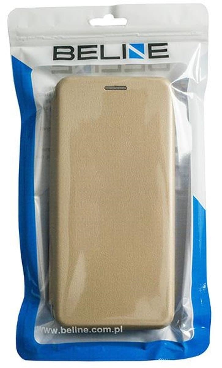 Beline Book Magnetic Redmi 9A hoesje goud/goud