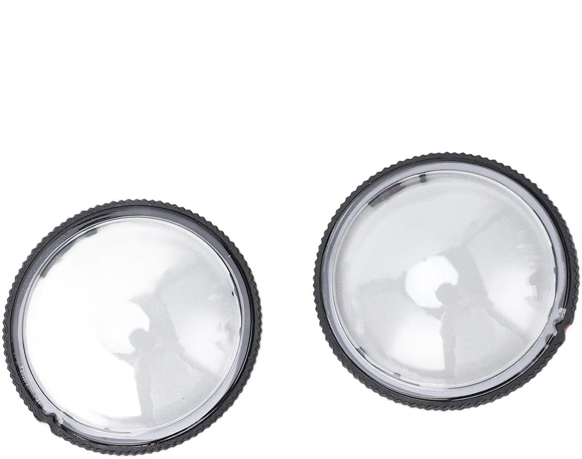 Dailygoods - Lensbeschermer - Dubbele Plastic Lensbeschermers - Anti-kras - Robuuste bescherming - Ideaal voor actiecamera's