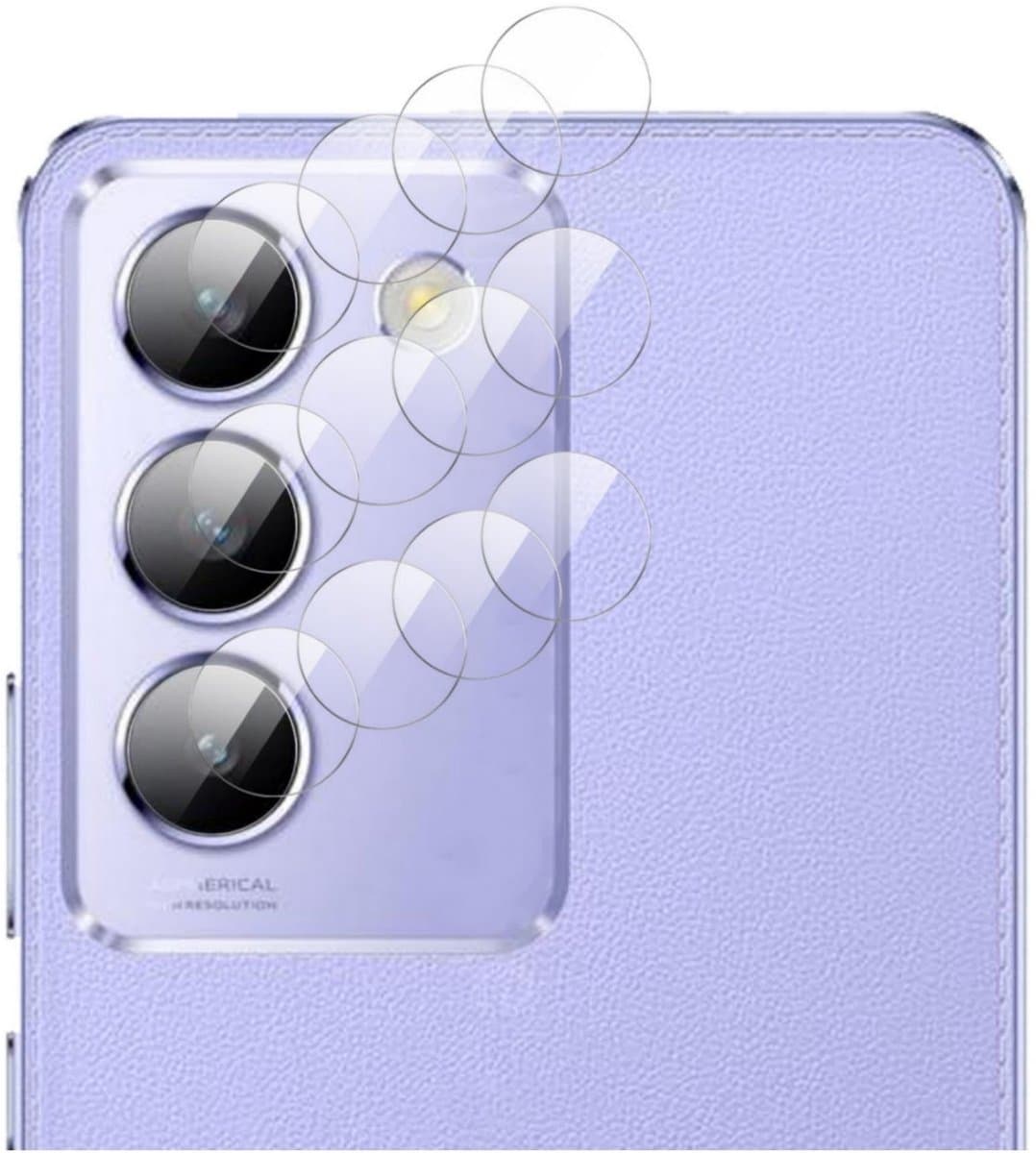 Dailygoody - Ultradunne cameralensbeschermer - HD gehard glas - Perfecte bescherming - Voor V40 SE - 4-pack - Ideaal voor fotografie