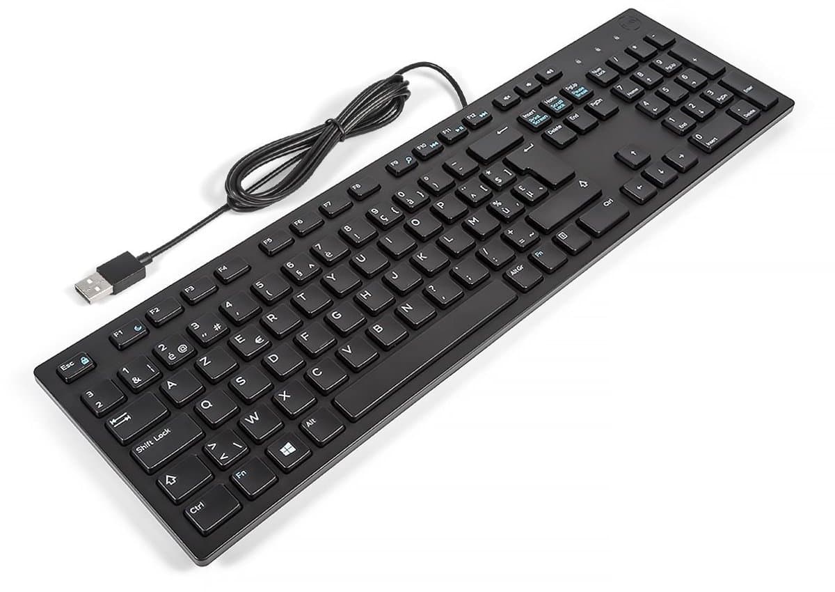DELL KB216 - toetsenbord - USB - AZERTY - Belgisch - zwart