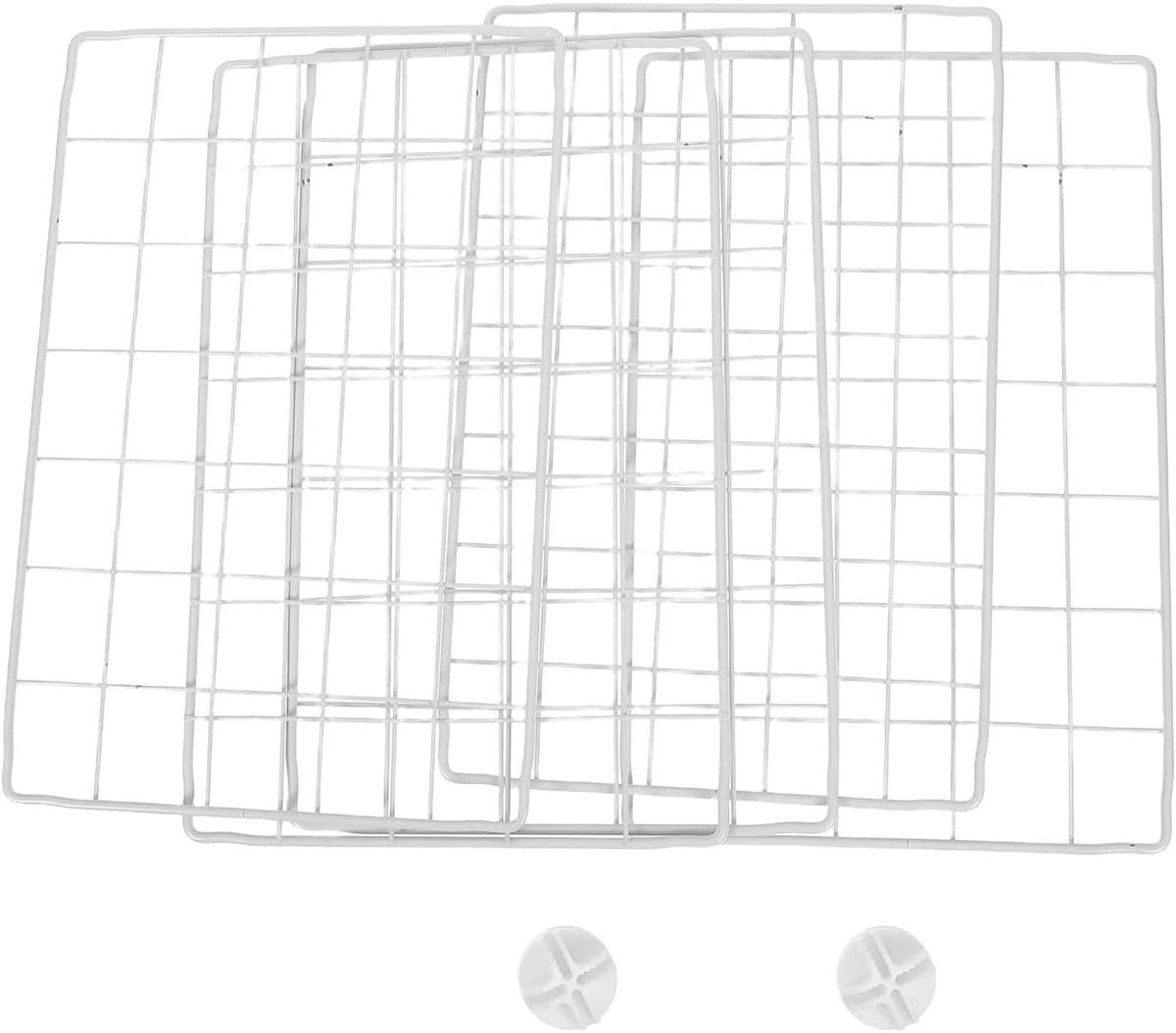 Diepvriesverdeler - Vriezer Organizer - Keuken Ordenen - Verstelbare Planken - 54.40X40.40X32.00CM - Wit